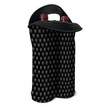 Rock And Roll Hand Symbol Pattern Print Double Neoprene Wine Tote