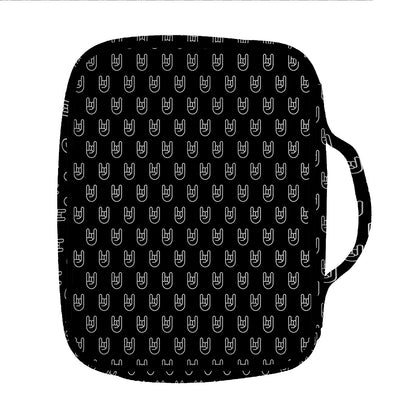 Rock And Roll Hand Symbol Pattern Print Front Pocket Bible Bag