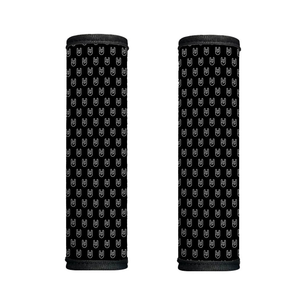 Rock And Roll Hand Symbol Pattern Print Handle Covers