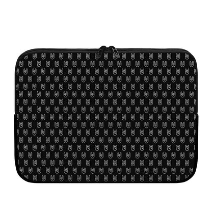 Rock And Roll Hand Symbol Pattern Print Laptop Sleeve