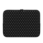 Rock And Roll Hand Symbol Pattern Print Laptop Sleeve