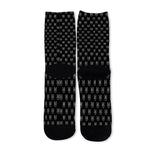 Rock And Roll Hand Symbol Pattern Print Long Socks