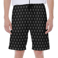 Rock And Roll Hand Symbol Pattern Print Men's Beach Shorts