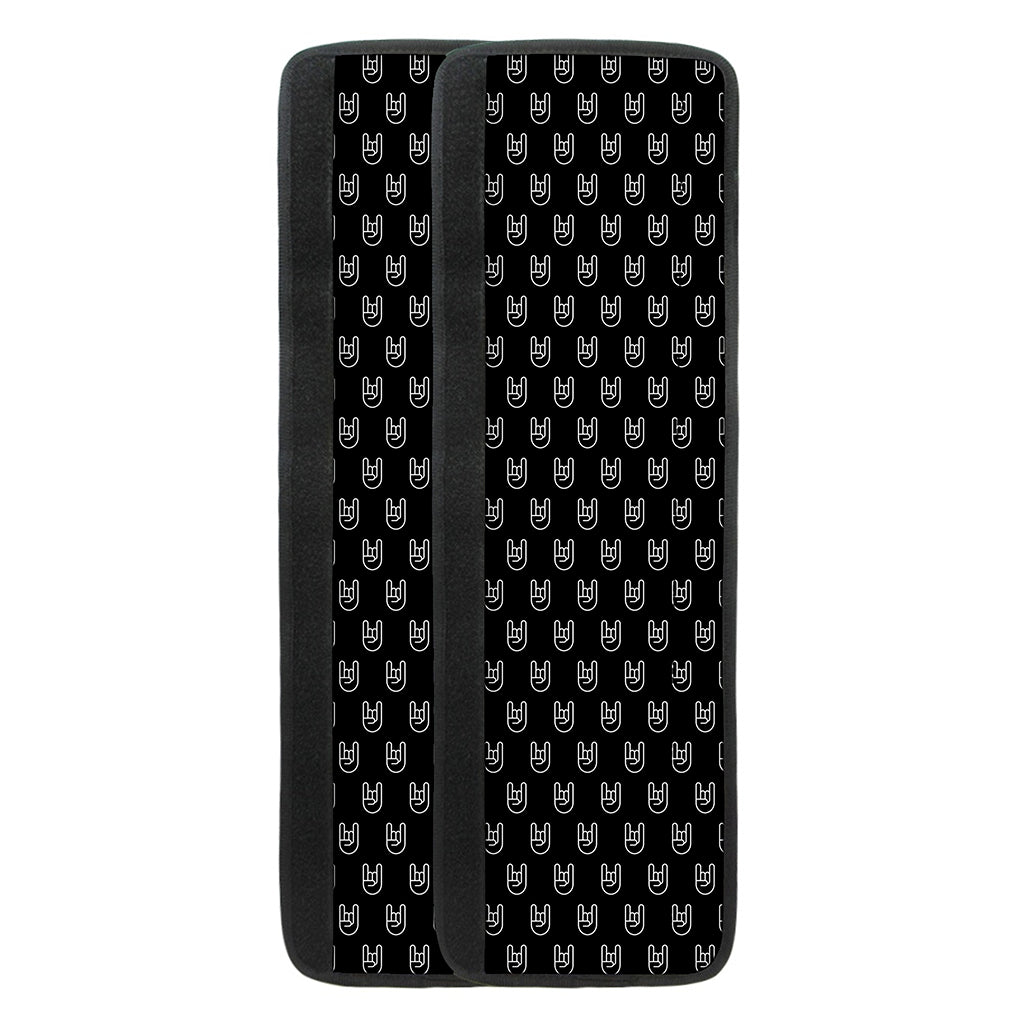 Rock And Roll Hand Symbol Pattern Print Refrigerator Handle Covers