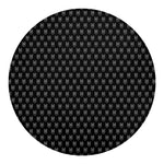 Rock And Roll Hand Symbol Pattern Print Round Blanket