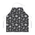 Rock And Roll Music Pattern Print Adjustable Apron