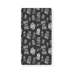Rock And Roll Music Pattern Print Baby Crib Sheet