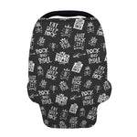 Rock And Roll Music Pattern Print Baby Seat Cover