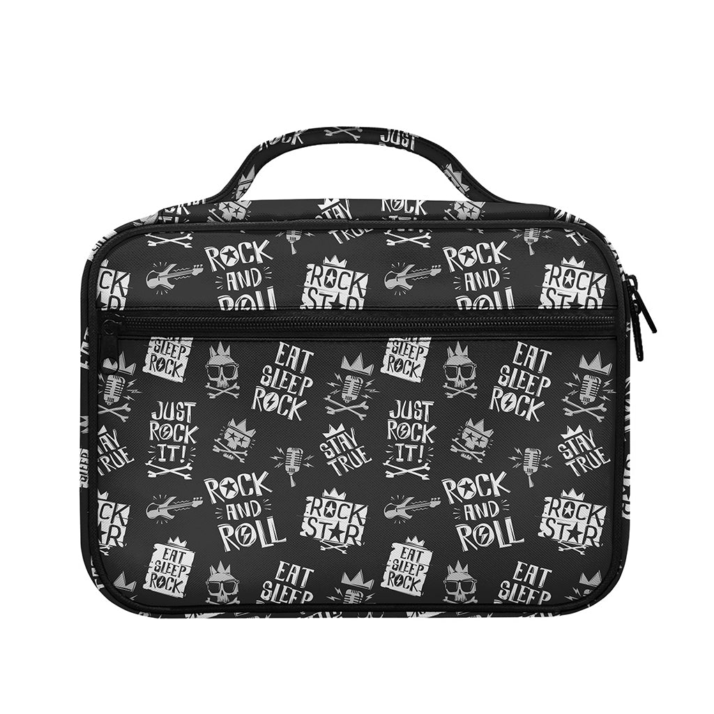 Rock And Roll Music Pattern Print Briefcase Bible Bag
