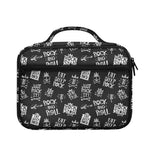 Rock And Roll Music Pattern Print Briefcase Bible Bag
