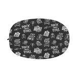 Rock And Roll Music Pattern Print Car Side Mirror Covers