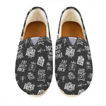 Rock And Roll Music Pattern Print Casual Shoes