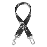 Rock And Roll Music Pattern Print Dog Seat Belt