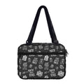 Rock And Roll Music Pattern Print Double Strap Bible Bag