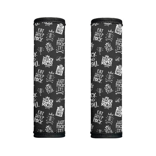 Rock And Roll Music Pattern Print Handle Covers
