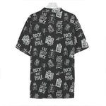 Rock And Roll Music Pattern Print Hawaiian Shirt