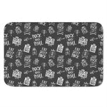 Rock And Roll Music Pattern Print Indoor Door Mat