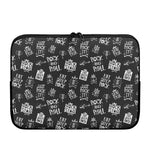 Rock And Roll Music Pattern Print Laptop Sleeve