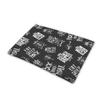 Rock And Roll Music Pattern Print Pet Cooling Mat Cover