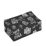 Rock And Roll Music Pattern Print Rectangle Tissue Box Cover