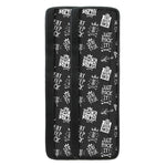 Rock And Roll Music Pattern Print Refrigerator Handle Covers