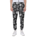 Rock And Roll Music Pattern Print Joggers
