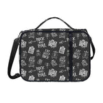 Rock And Roll Music Pattern Print Shoulder Strap Bible Bag