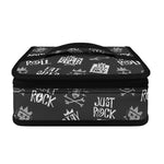 Rock And Roll Music Pattern Print Small Lunch Bag