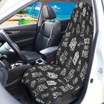 Rock And Roll Music Pattern Print Waterproof Car Seat Cover