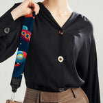 Rockets And Stars Pattern Print Bag Strap