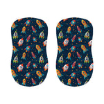 Rockets And Stars Pattern Print Bar Stool Covers