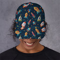 Rockets And Stars Pattern Print Baseball Cap