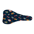 Rockets And Stars Pattern Print Bicycle Seat Cover