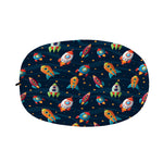 Rockets And Stars Pattern Print Car Side Mirror Covers
