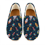 Rockets And Stars Pattern Print Casual Shoes
