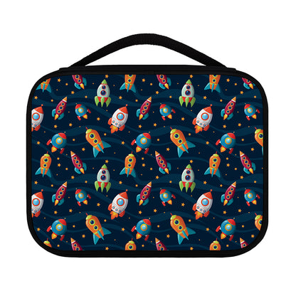 Rockets And Stars Pattern Print Classic Bible Case