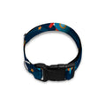 Rockets And Stars Pattern Print Dog Collar