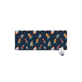 Rockets And Stars Pattern Print Extended Mouse Pad