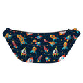 Rockets And Stars Pattern Print Fanny Pack