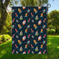 Rockets And Stars Pattern Print Garden Flag