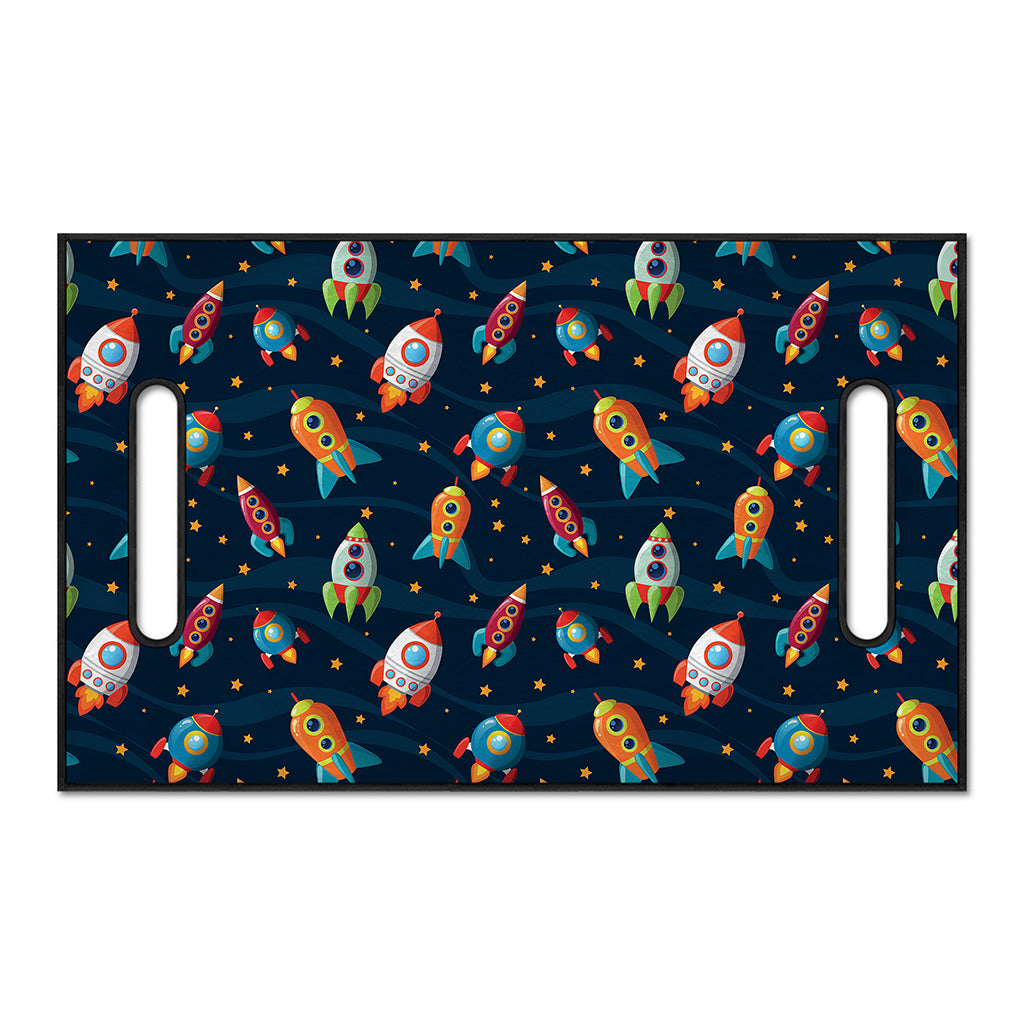 Rockets And Stars Pattern Print Golf Cart Seat Cover