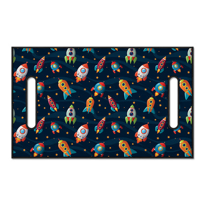 Rockets And Stars Pattern Print Golf Cart Seat Cover