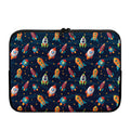 Rockets And Stars Pattern Print Laptop Sleeve