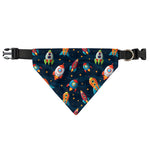 Rockets And Stars Pattern Print Over The Collar Dog Bandana