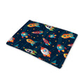 Rockets And Stars Pattern Print Pet Cooling Mat Cover