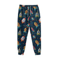 Rockets And Stars Pattern Print Sweatpants