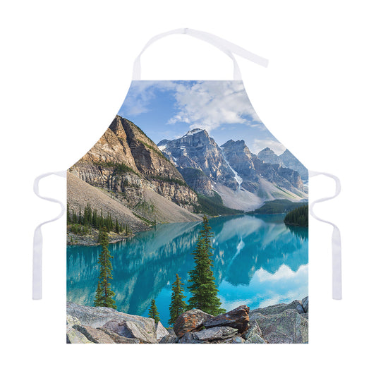 Rocky Mountain Print Adjustable Apron