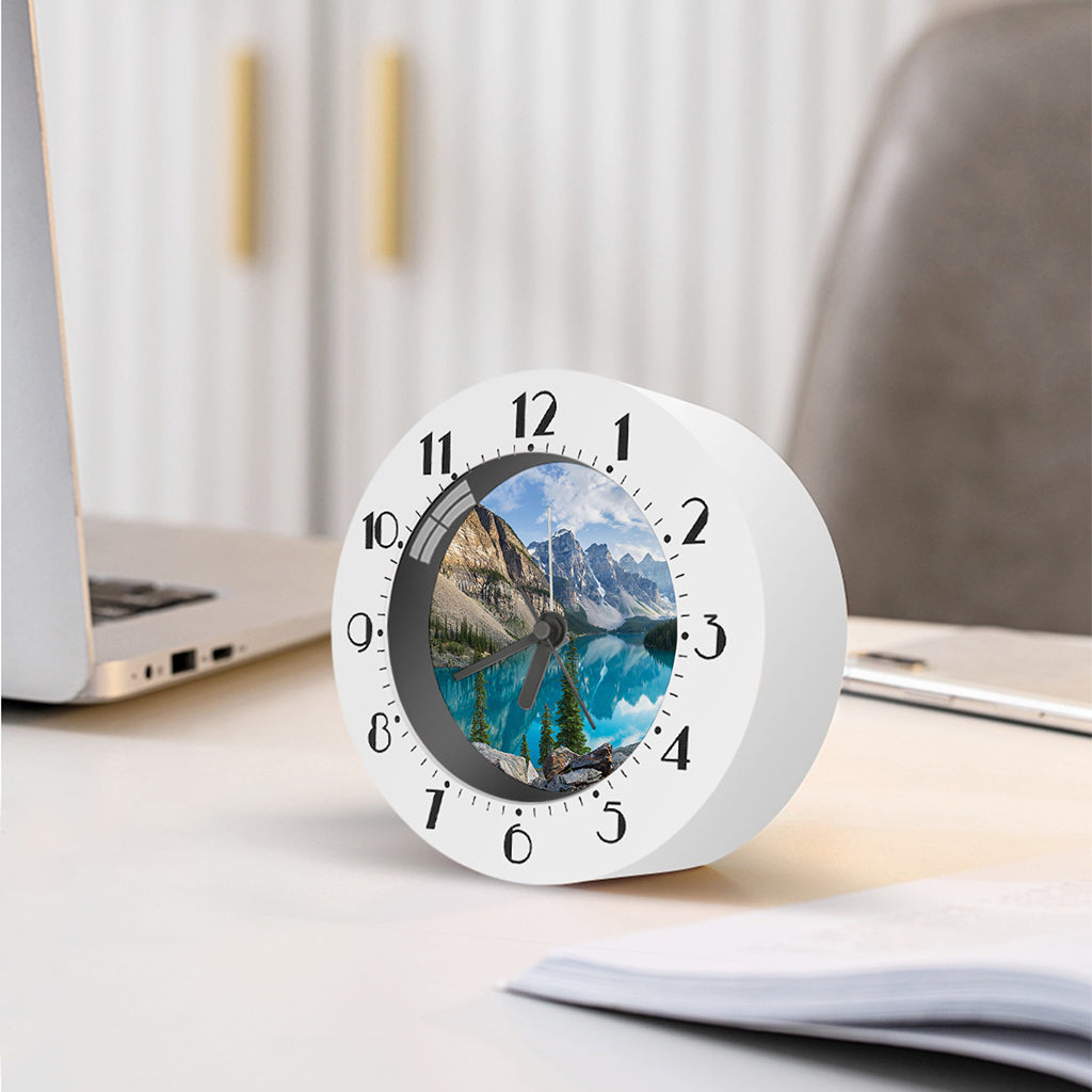 Rocky Mountain Print Alarm Clock