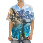 Rocky Mountain Print Aloha Shirt