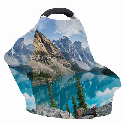 Rocky Mountain Print Baby Seat Cover